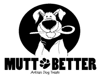MUTT BETTER ARTISAN DOG TREATS logo