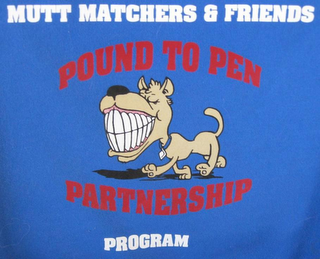 MUTT MATCHERS & FRIENDS POUND TO PEN PARTNERSHIP PROGRAM logo