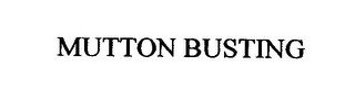 MUTTON BUSTING logo