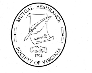 MUTUAL ASSURANCE SOCIETY OF VIRGINIA ASSURED 1794 logo