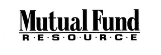 MUTUAL FUND R-E-S-O-U-R-C-E logo