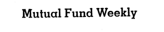 MUTUAL FUND WEEKLY logo