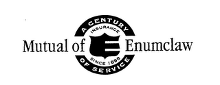MUTUAL OF ENUMCLAW A CENTURY OF SERVICE INSURANCE SINCE 1898 logo