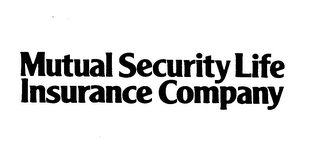 MUTUAL SECURITY LIFE INSURANCE COMPANY logo