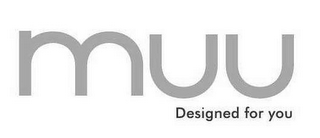 MUU DESIGNED FOR YOU logo