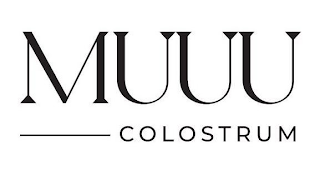 MUUU COLOSTRUM logo