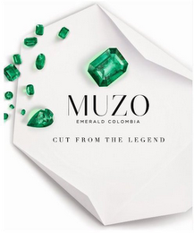 MUZO EMERALD COLOMBIA CUT FROM THE LEGEND logo