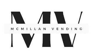 MV MCMILLAN VENDING logo