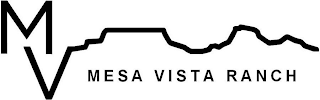 MV MESA VISTA RANCH logo