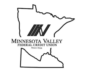 MV MINNESOTA VALLEY FEDERAL CREDIT UNION SINCE 1934 logo