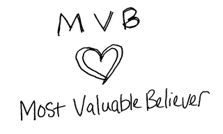 MVB MOST VALUABLE BELIEVER logo