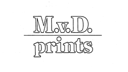 M.V.D. PRINTS logo