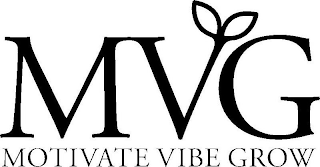 MVG MOTIVATE VIBE GROW logo