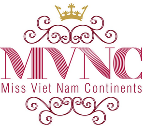 MVNC MISS VIET NAM CONTINENTS logo