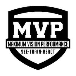 MVP MAXIMUM VISION PERFORMANCE SEE·TRAIN·REACT logo
