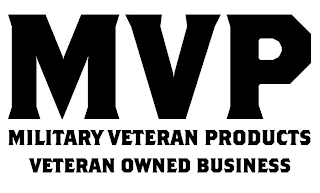 MVP MILITARY VETERAN PRODUCTS VETERAN OWNED BUSINESS logo