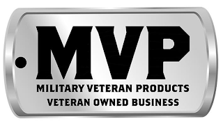 MVP MILITARY VETERAN PRODUCTS VETERAN OWNED BUSINESS logo