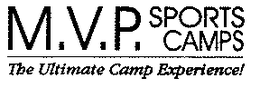 M.V.P. SPORTS CAMPS THE ULTIMATE CAMP EXPERIENCE logo