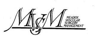 MVSM MEADOX VASCULAR SURGERY MANAGEMENT logo