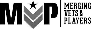 MVVP MERGING VETS & PLAYERS logo