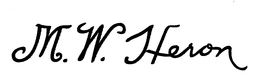 M.W. HERON logo