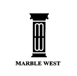 MW MARBLE WEST logo