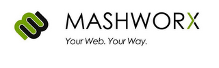 MW MASHWORX YOUR WEB. YOUR WAY. logo