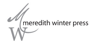 MW MEREDITH WINTER PRESS logo