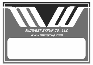 MW MIDWEST SYRUP CO., LLC WWW.MWSYRUP.COM logo
