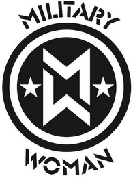 MW MILITARY WOMAN logo