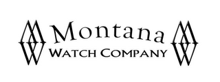 MW MONTANA WATCH COMPANY MW logo