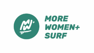 MW+ MORE WOMEN+ SURF logo