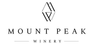 MW MOUNT PEAK WINERY logo