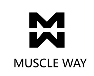 MW MUSCLE WAY logo