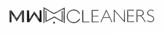 MW MW CLEANERS logo