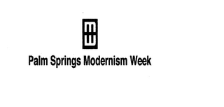 MW PALM SPRINGS MODERNISM WEEK logo