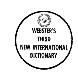 MW WEBSTER'S THIRD NEW INTERNATIONAL DICTIONARY logo