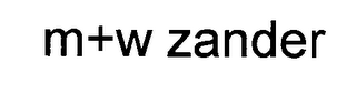 M+W ZANDER logo
