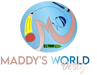 MWD MADDY'S WORLD DESIGN logo