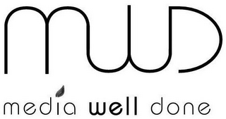 MWD MEDIA WELL DONE logo