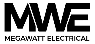 MWE MEGAWATT ELECTRICAL logo