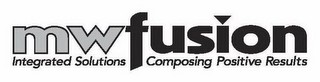 MWFUSION INTEGRATED SOLUTIONS COMPOSING POSITIVE RESULTS logo