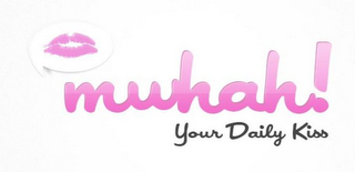 MWHAH! YOUR DAILY KISS logo