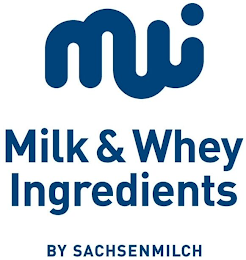 MWI MILK & WHEY INGREDIENTS BY SACHSENMILCH logo