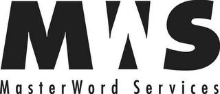 MWS MASTERWORD SERVICES logo