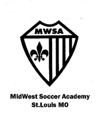 MWSA MIDWEST SOCCER ACADEMY ST. LOUIS MO logo