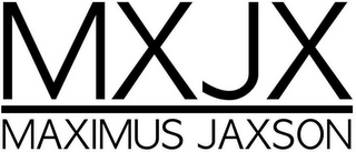 MXJX MAXIMUS JAXSON logo