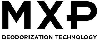 MXP DEODORIZATION TECHNOLOGY logo