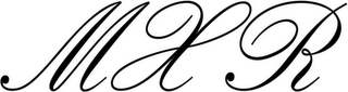 MXR logo