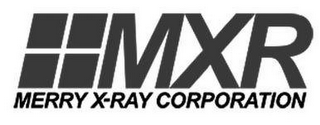 MXR MERRY X-RAY CORPORATION logo